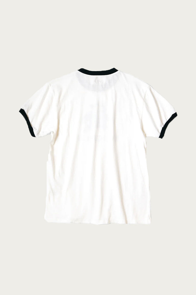 Kapital - 20/-Jersey RINGER T (CHIROSAKU PACK KUSH IN) - White - Canoe Club