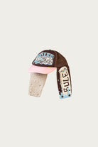 Kapital - KAPSIZE RULEpt LUMBER Track CAP - Brown/Pink - Canoe Club