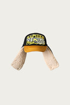 Kapital - KAPSIZE RULEpt LUMBER Track CAP - Black/Gold - Canoe Club