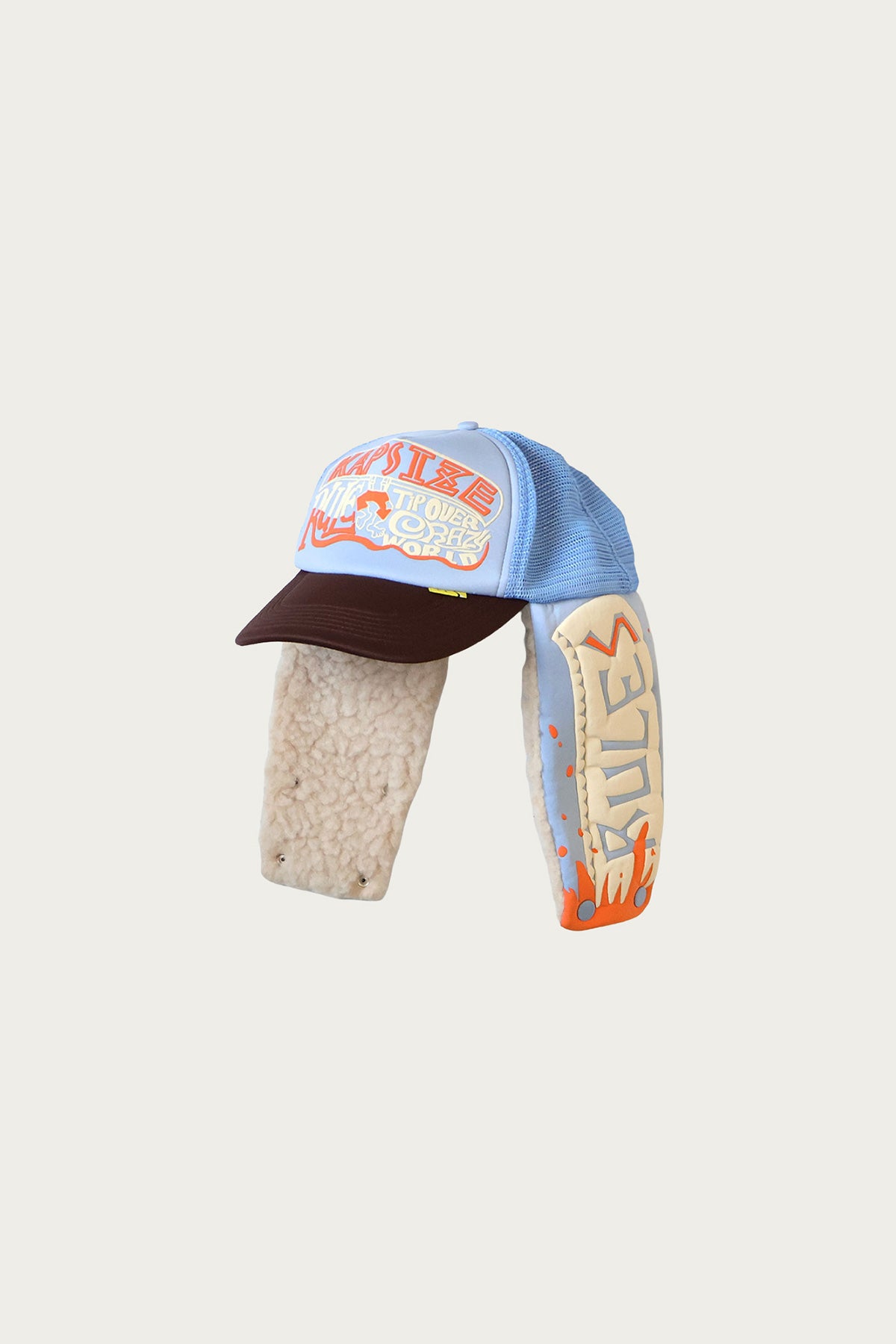 Kapital - KAPSIZE RULEpt LUMBER Track CAP - Sax/Brown - Canoe Club