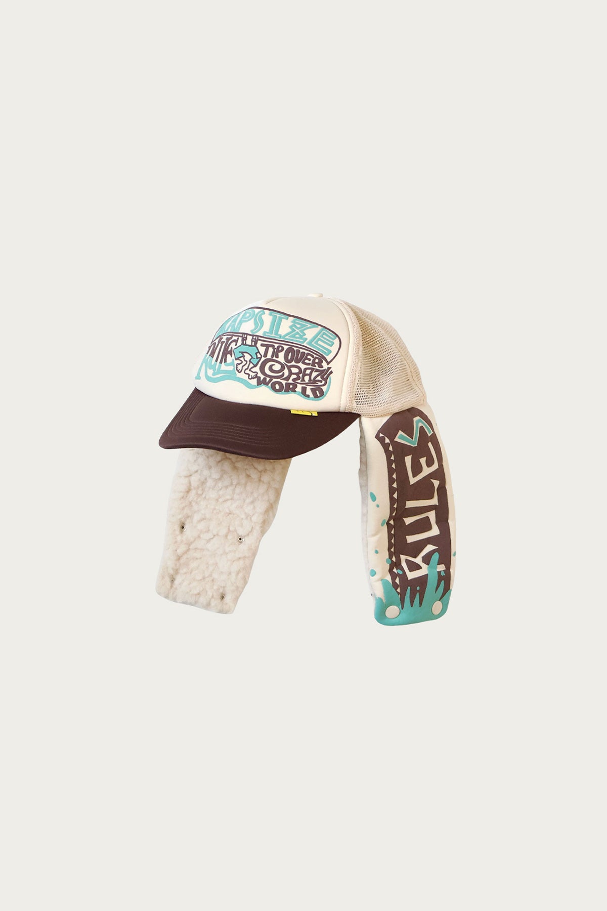 KAPITAL キャップ Kapital KAPSIZE RULEpt LUMBER Track CAP | Off-White/Brown | Canoe Club