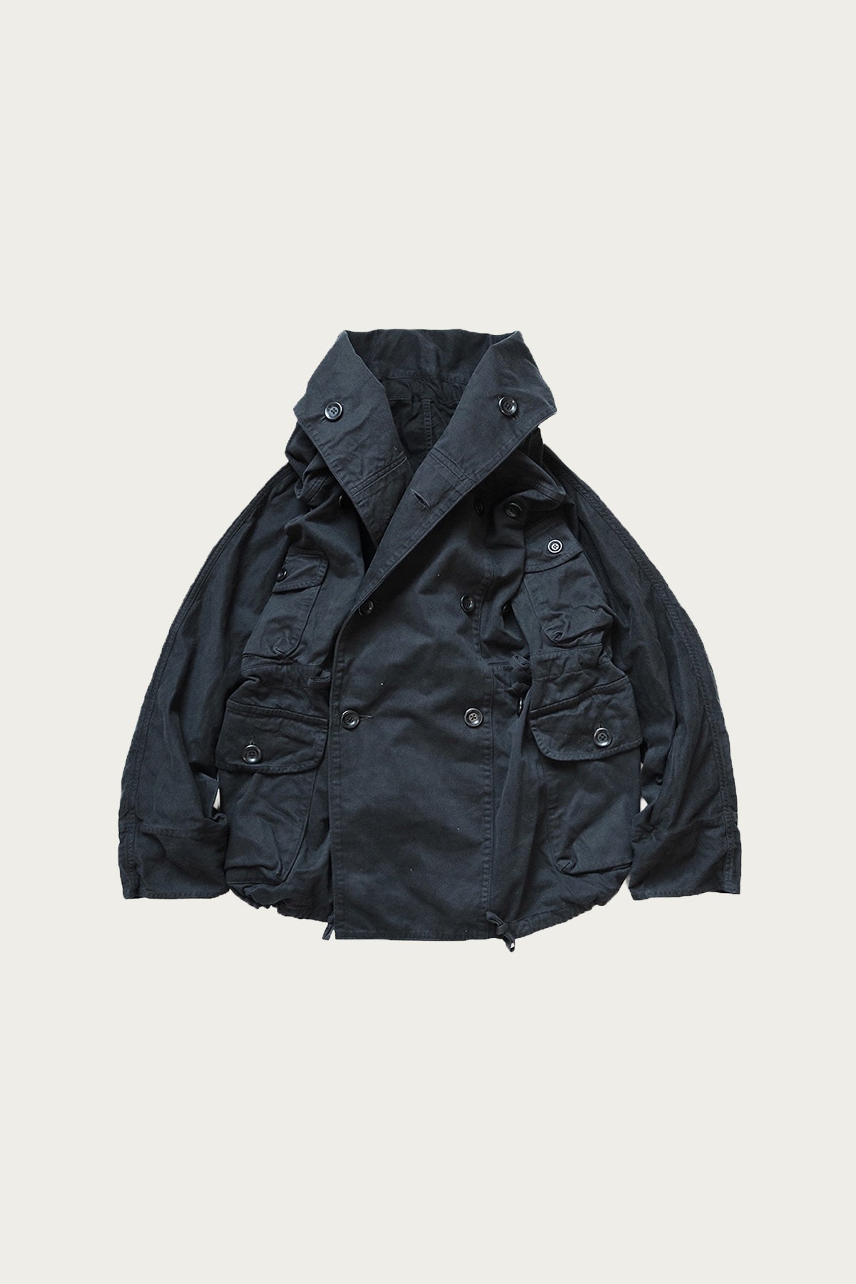 Kapital - Katsuragi Cotton RING Coat - Black - Canoe Club
