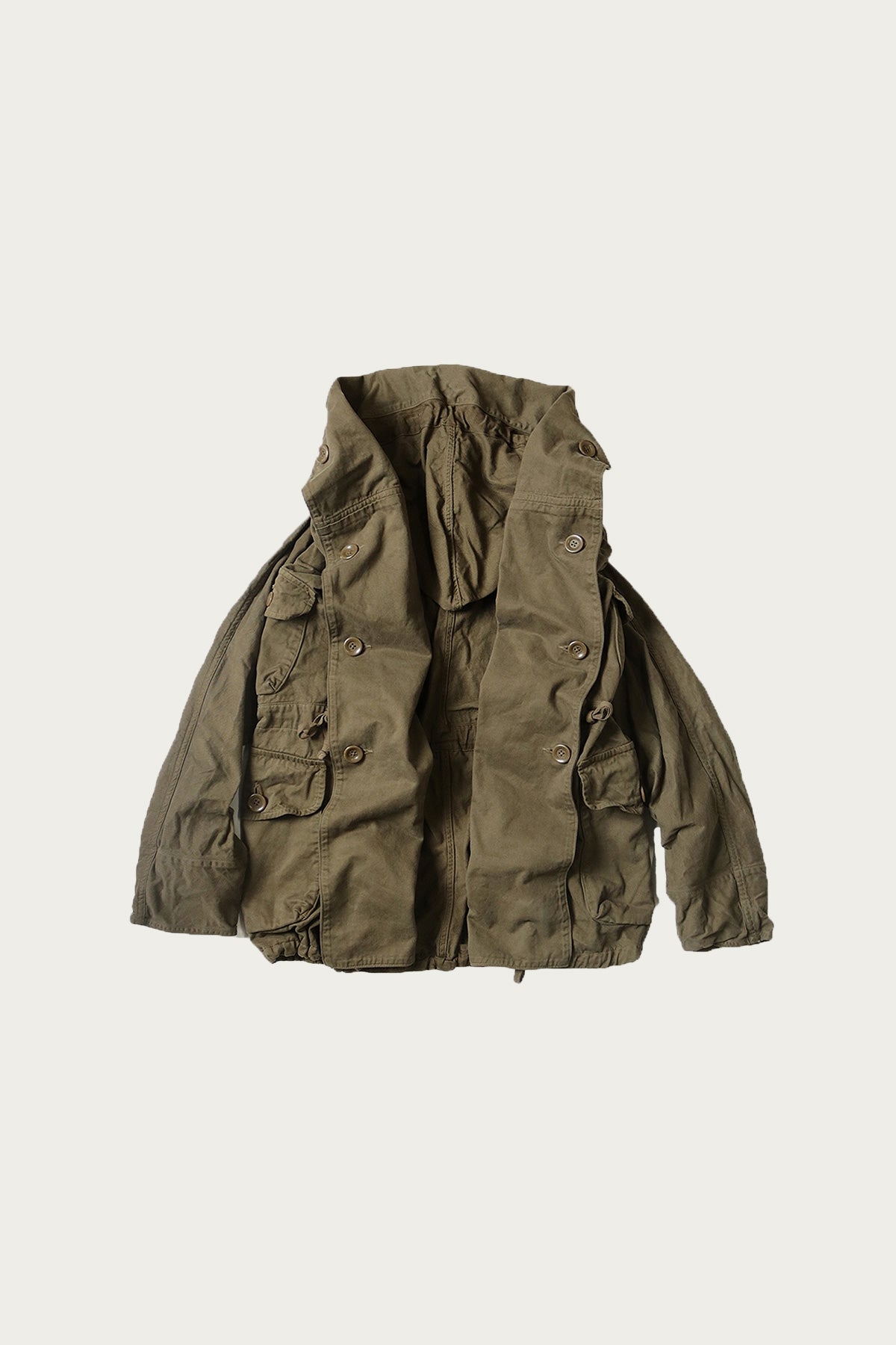 Kapital - Katsuragi Cotton RING Coat - Khaki - Canoe Club