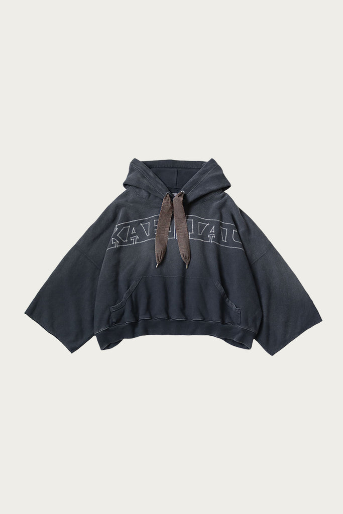 Kapital - SWT Knit DEVIL Hoodie (KAPITAL Embroidery) - Black - Canoe Club