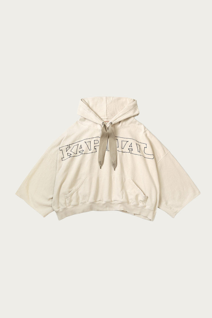 Kapital - SWT Knit DEVIL Hoodie (KAPITAL Embroidery) - Natural - Canoe Club