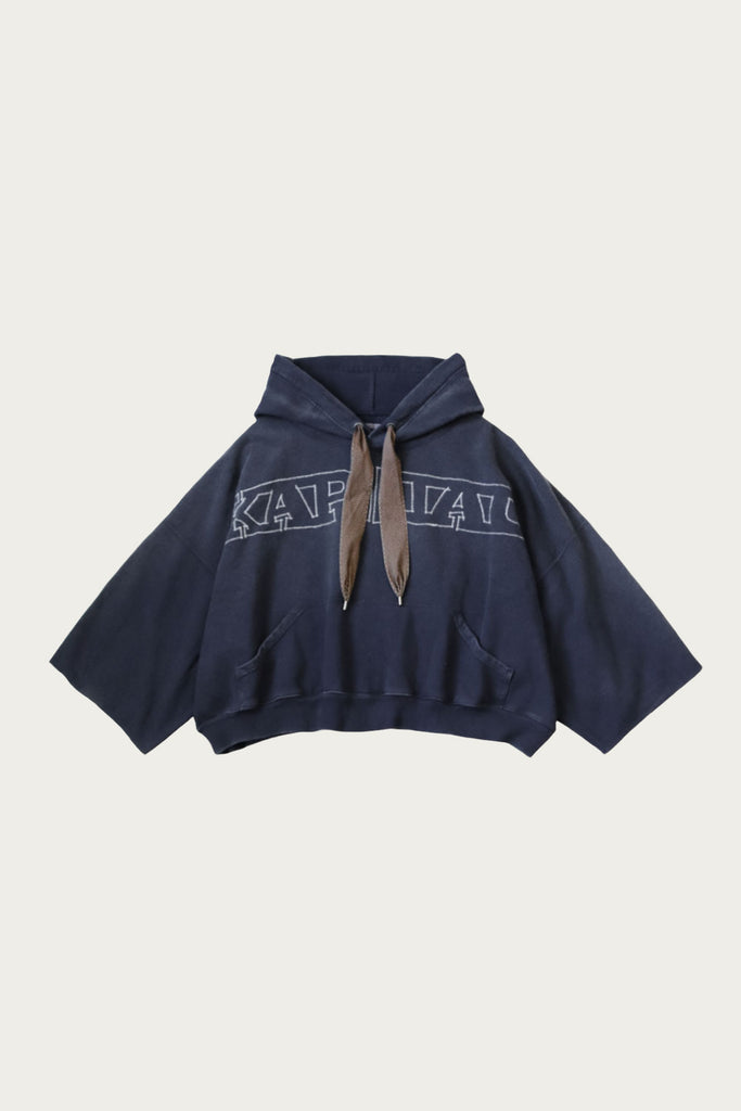 Kapital - SWT Knit DEVIL Hoodie (KAPITAL Embroidery) - Navy - Canoe Club