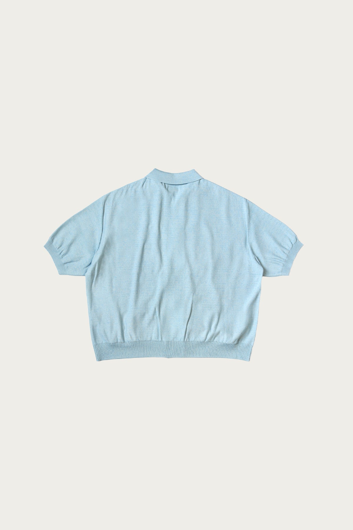 Kapital - Knit x 8oz Denim Coverall Polo Shirt - Sax - Canoe Club