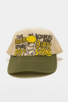 Kapital - KOUNTRY DIRTY SHRINK Trucker Cap - Ecru/Olive - Canoe Club