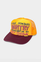 Kapital - KOUNTRY DIRTY SHRINK Trucker CAP - Gold x Burgundy - Canoe Club