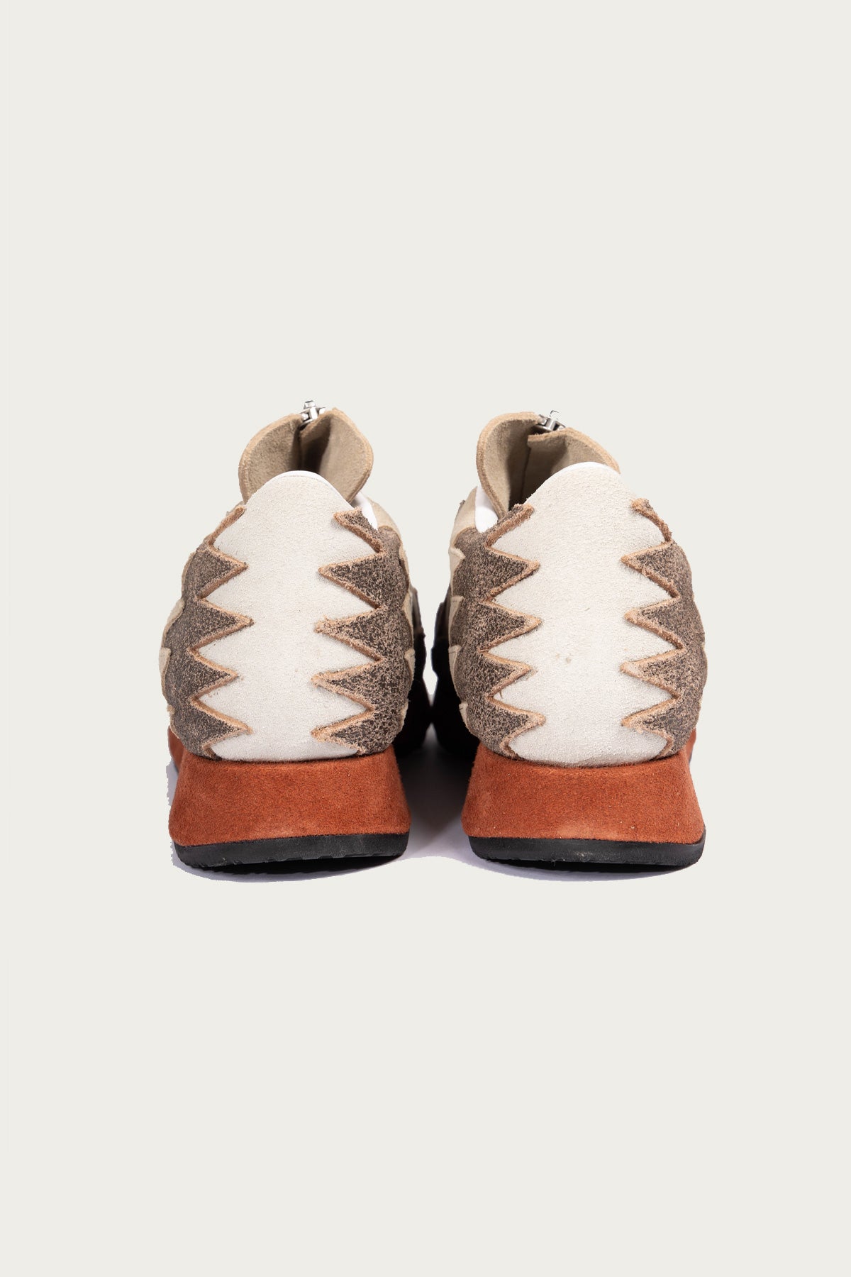 Kapital - Leather NAVAJO Spallow Sneaker - Beige - Canoe Club