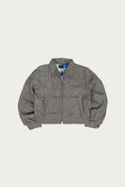 Kapital - Linen Houndstooth Drizzler JKT - Gray - Canoe Club