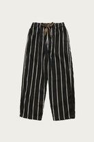 Kapital - Linen PHILLIES Stripe EASY Pants - Black - Canoe Club