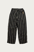 Kapital - Linen PHILLIES Stripe EASY Pants - Black - Canoe Club