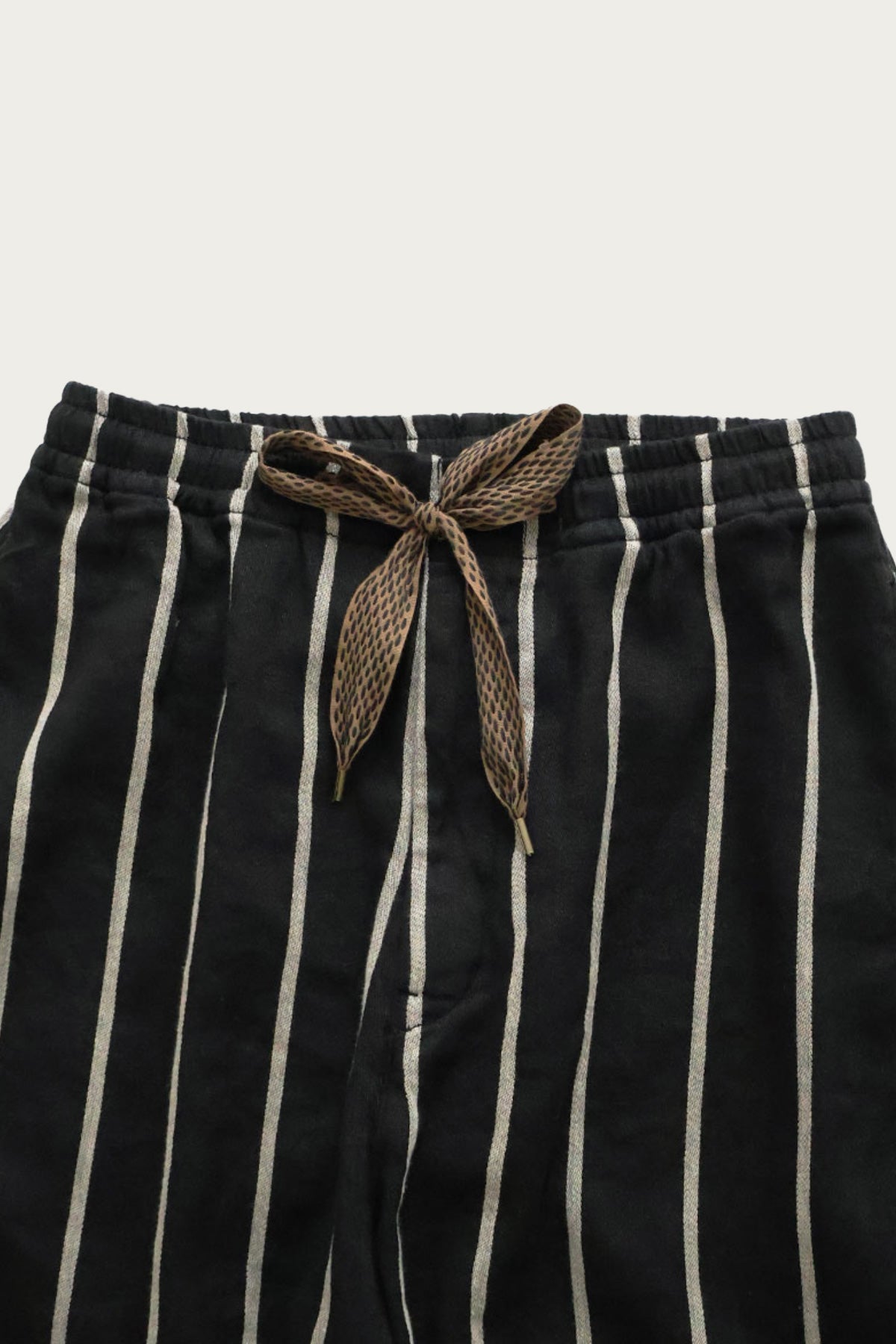 Kapital - Linen PHILLIES Stripe EASY Pants - Black - Canoe Club
