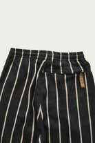 Kapital - Linen PHILLIES Stripe EASY Pants - Black - Canoe Club
