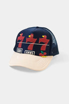 Kapital - LUCKY BATTERY BIRD Truck Cap - Navy/Kinari - Canoe Club
