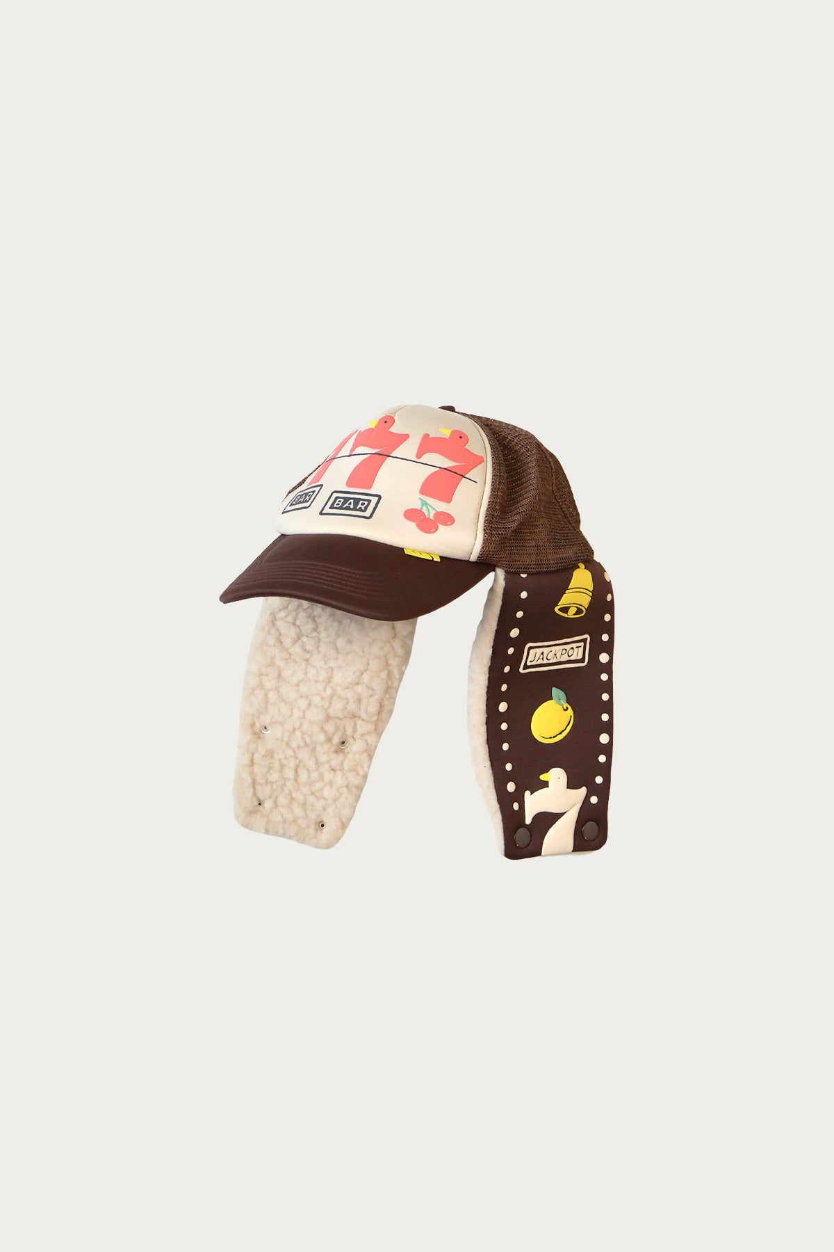 Kapital - Lucky Bird LUMBER Trucker Cap - Natural Brown - Canoe Club
