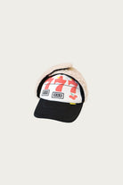 Kapital - Lucky Bird LUMBER Trucker Cap - White Black - Canoe Club