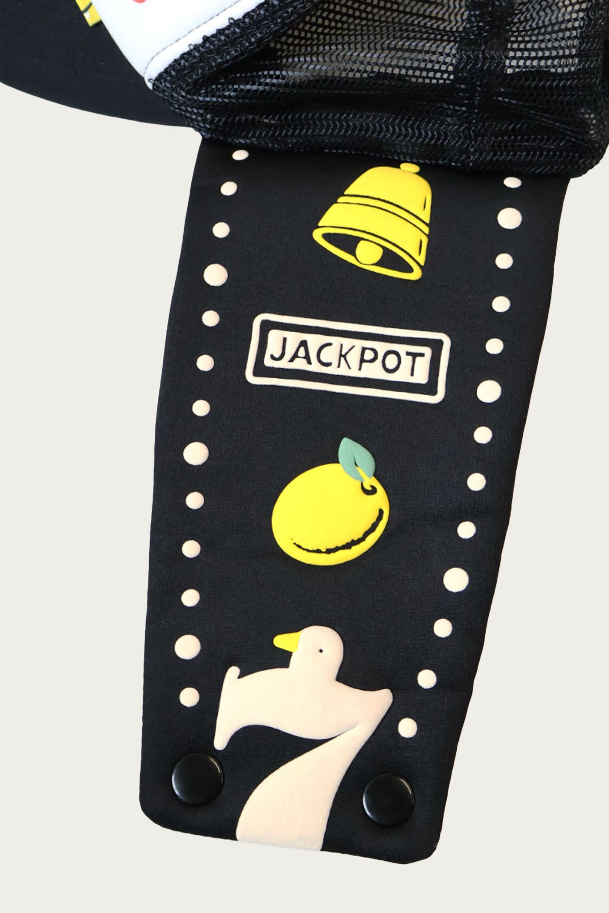 Kapital - Lucky Bird LUMBER Trucker Cap - White Black - Canoe Club