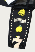 Kapital - Lucky Bird LUMBER Trucker Cap - White Black - Canoe Club