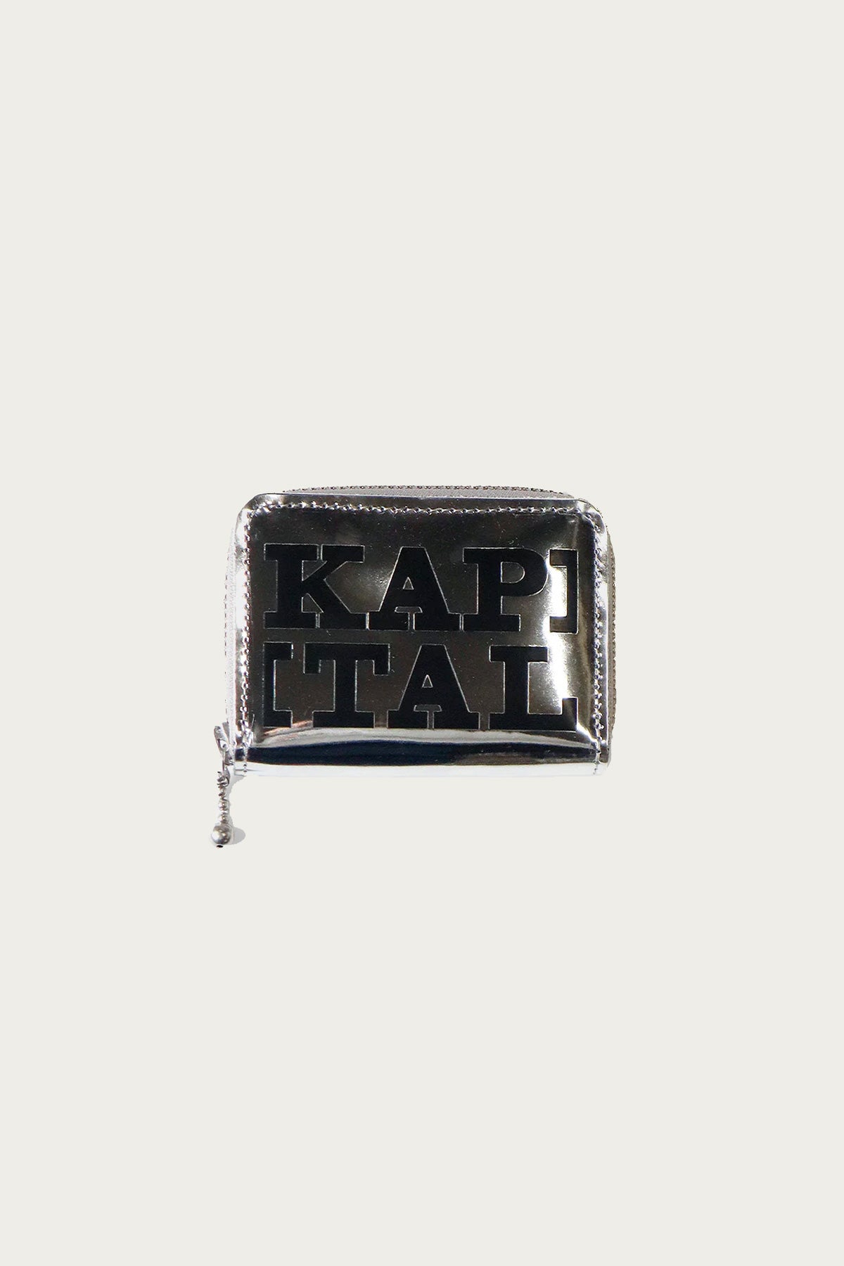 Kapital - Mirror Leather THUMBS-UP Mini Wallet - Black - Canoe Club