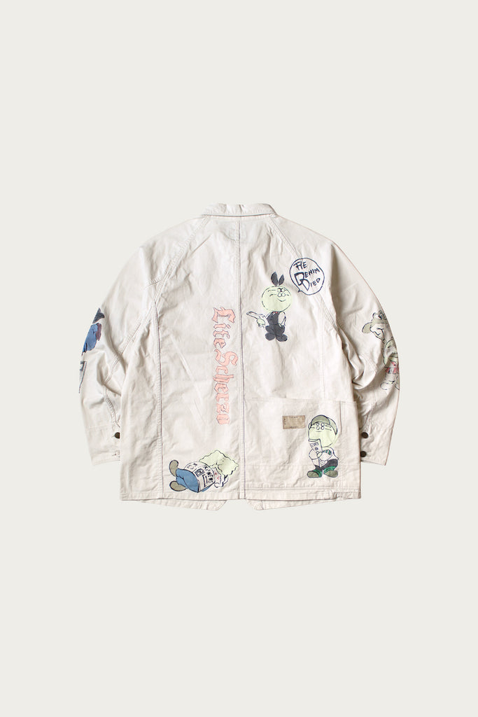 Kapital - Rough-Face Twill CACTUS BEER JKT (Memorial Paint Model) - Natural - Canoe Club