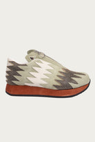Kapital - Leather NAVAJO Spallow Sneaker - Mint - Canoe Club