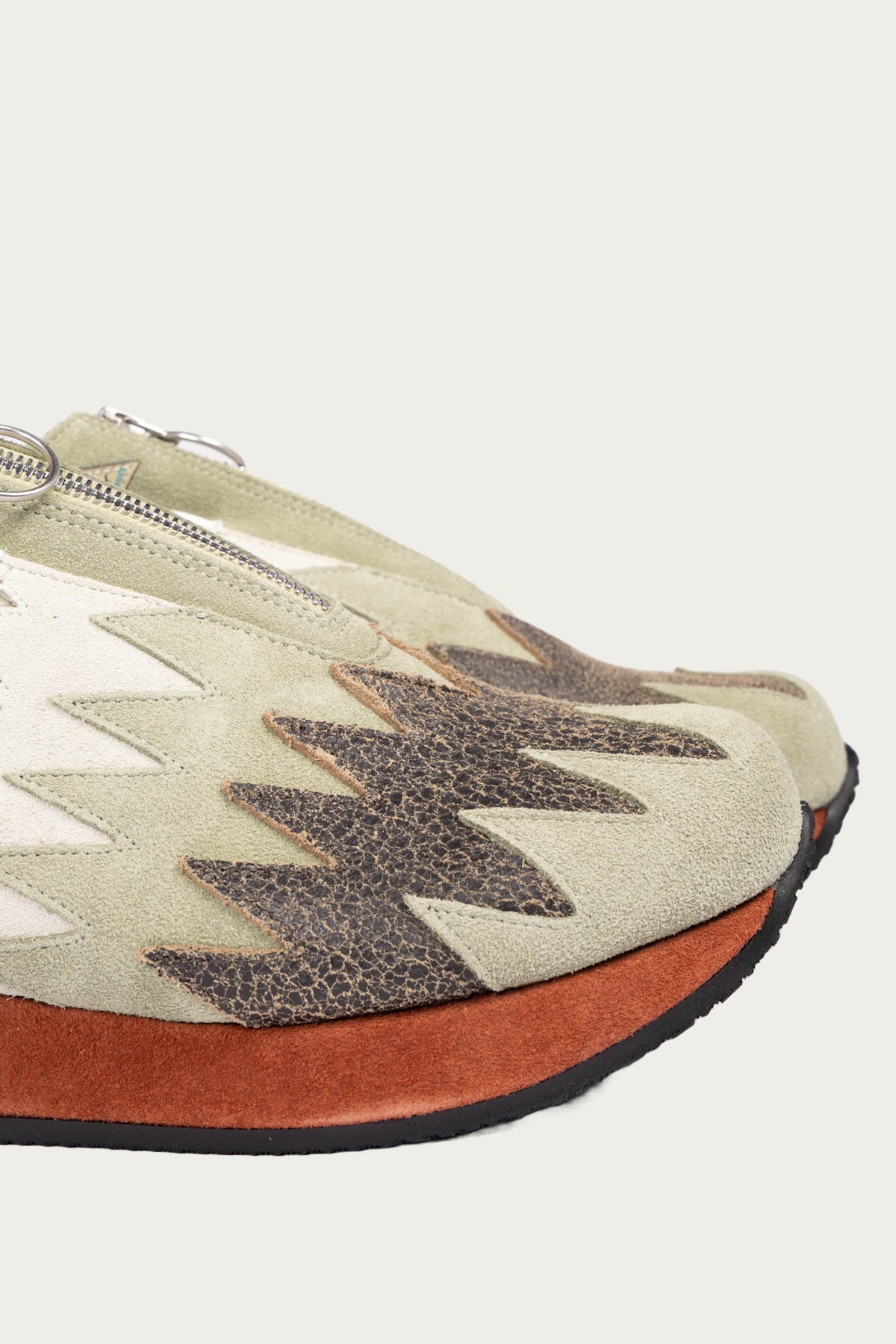 Kapital - Leather NAVAJO Spallow Sneaker - Mint - Canoe Club