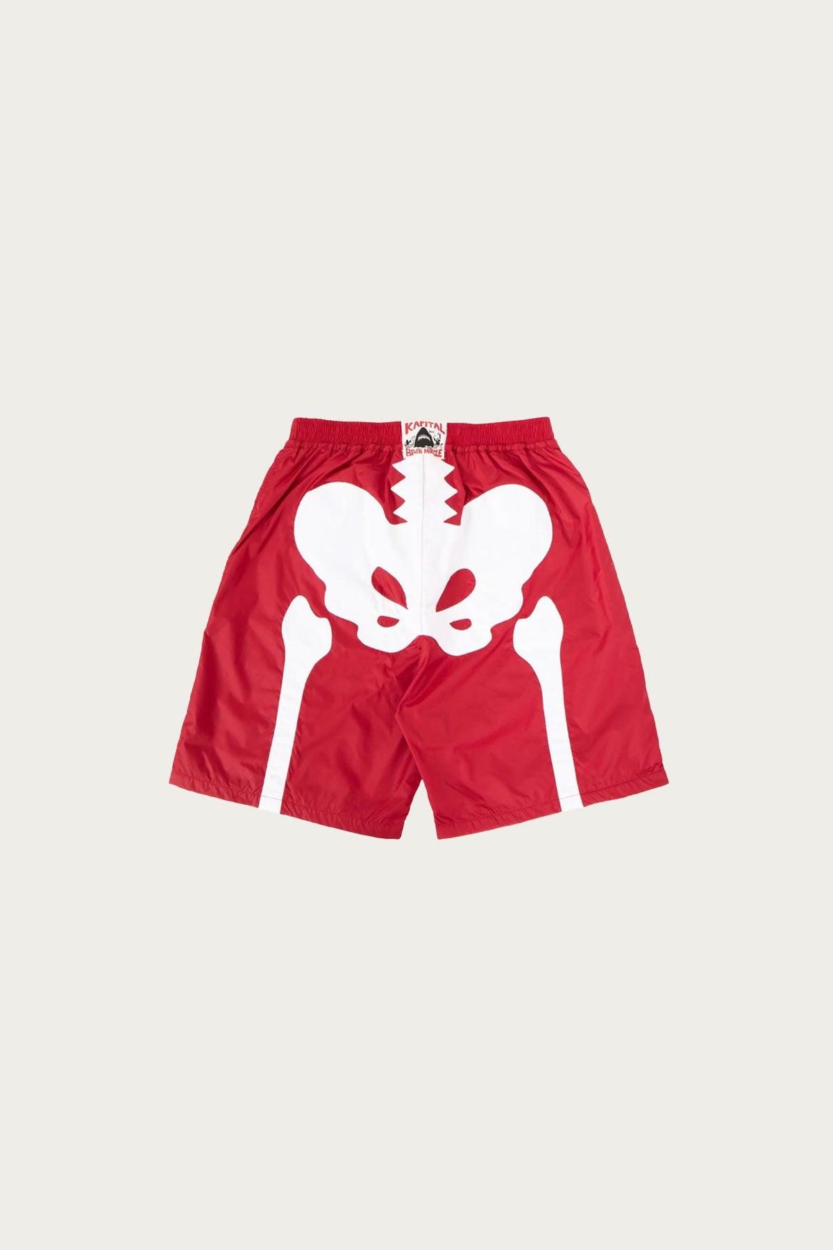Kapital - Nylon BONE Swimsuit - Red - Canoe Club
