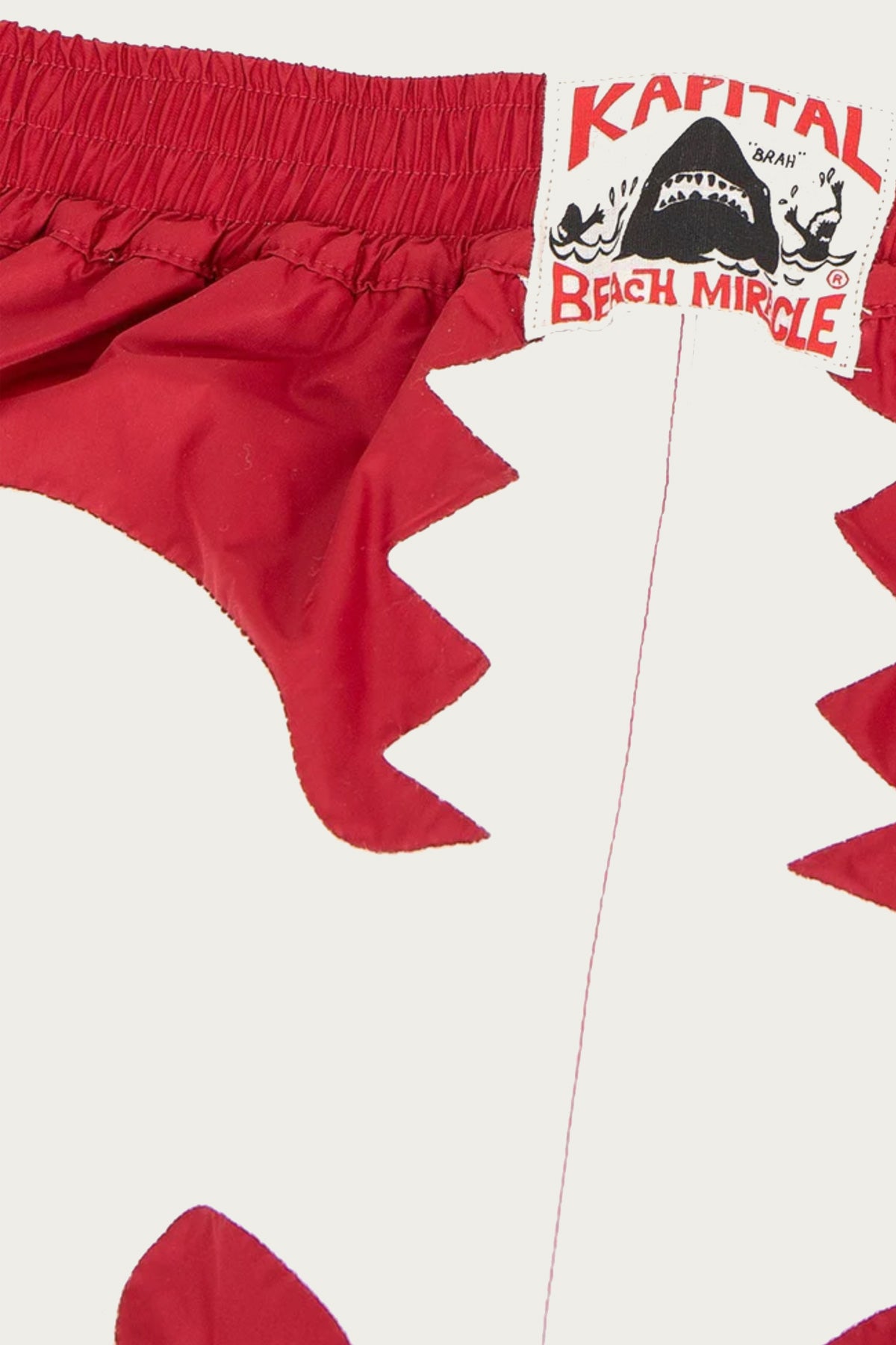 Kapital - Nylon BONE Swimsuit - Red - Canoe Club
