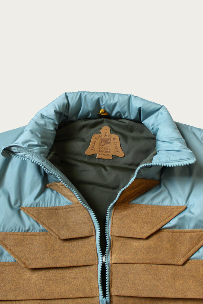 Kapital - Nylon ZEPHYR Fishing Vest - Sax - Canoe Club