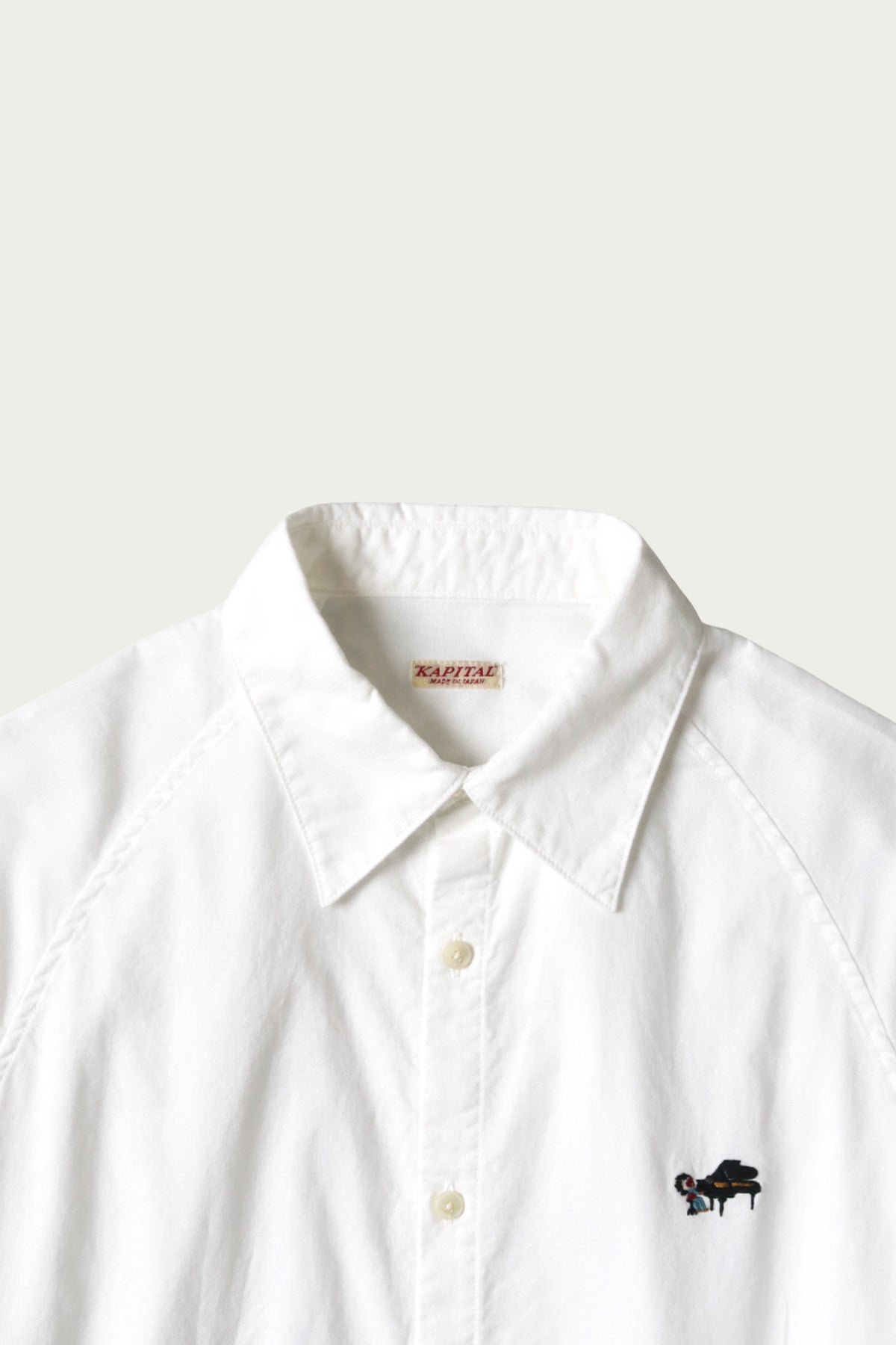 Kapital - OX PIANO Motion Shirt - White - Canoe Club
