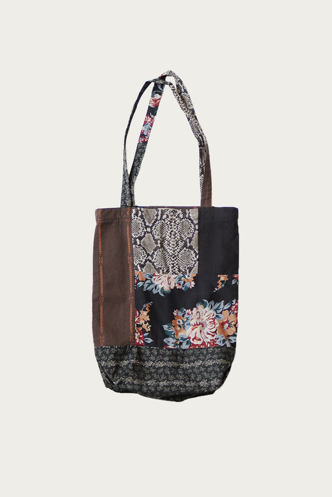 Kapital - Patchwork NOVEL Tote Bag - Black - Canoe Club