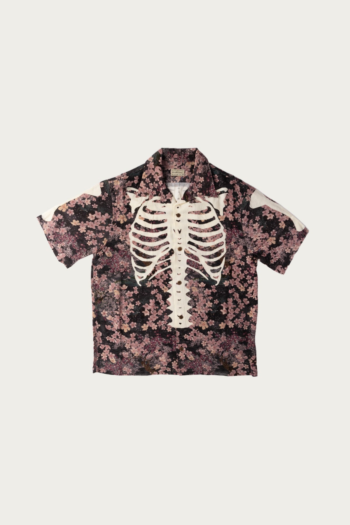 Kapital - Rayon SAKURA-BONE Aloha Shirt - Indigo - Canoe Club