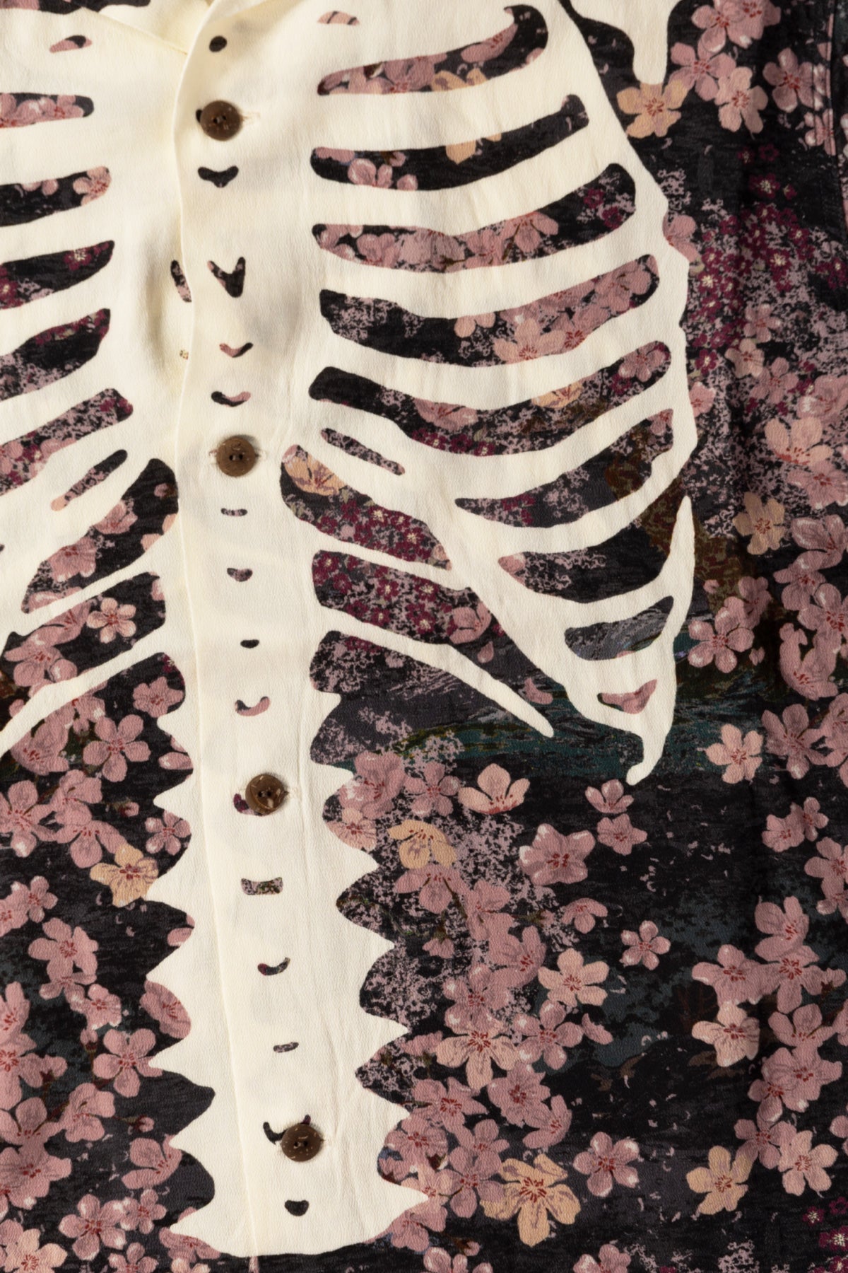Kapital - Rayon SAKURA-BONE Aloha Shirt - Indigo - Canoe Club