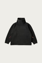 Kapital - Reverse Fleece BIG High Neck SWT - Black - Canoe Club