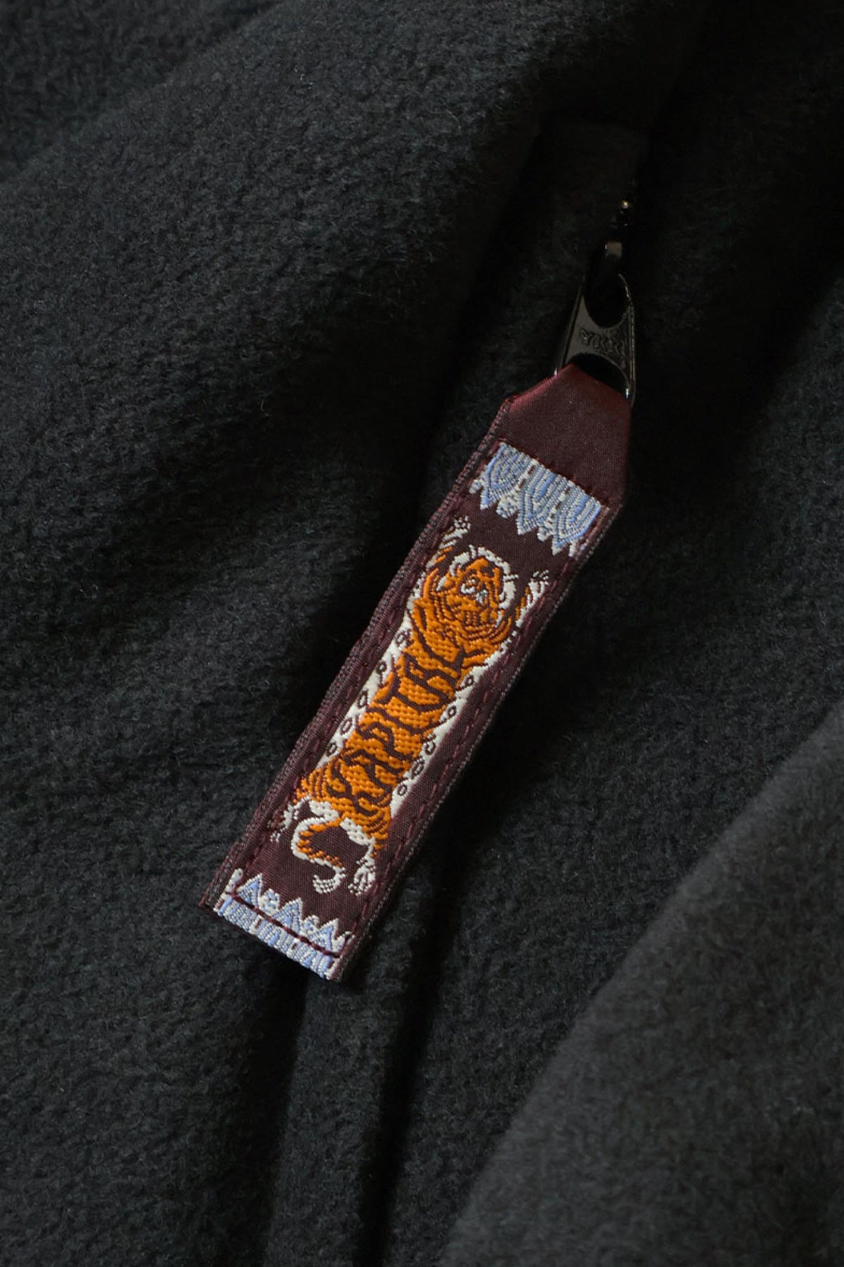 Kapital - Reverse Fleece BIG High Neck SWT - Black - Canoe Club