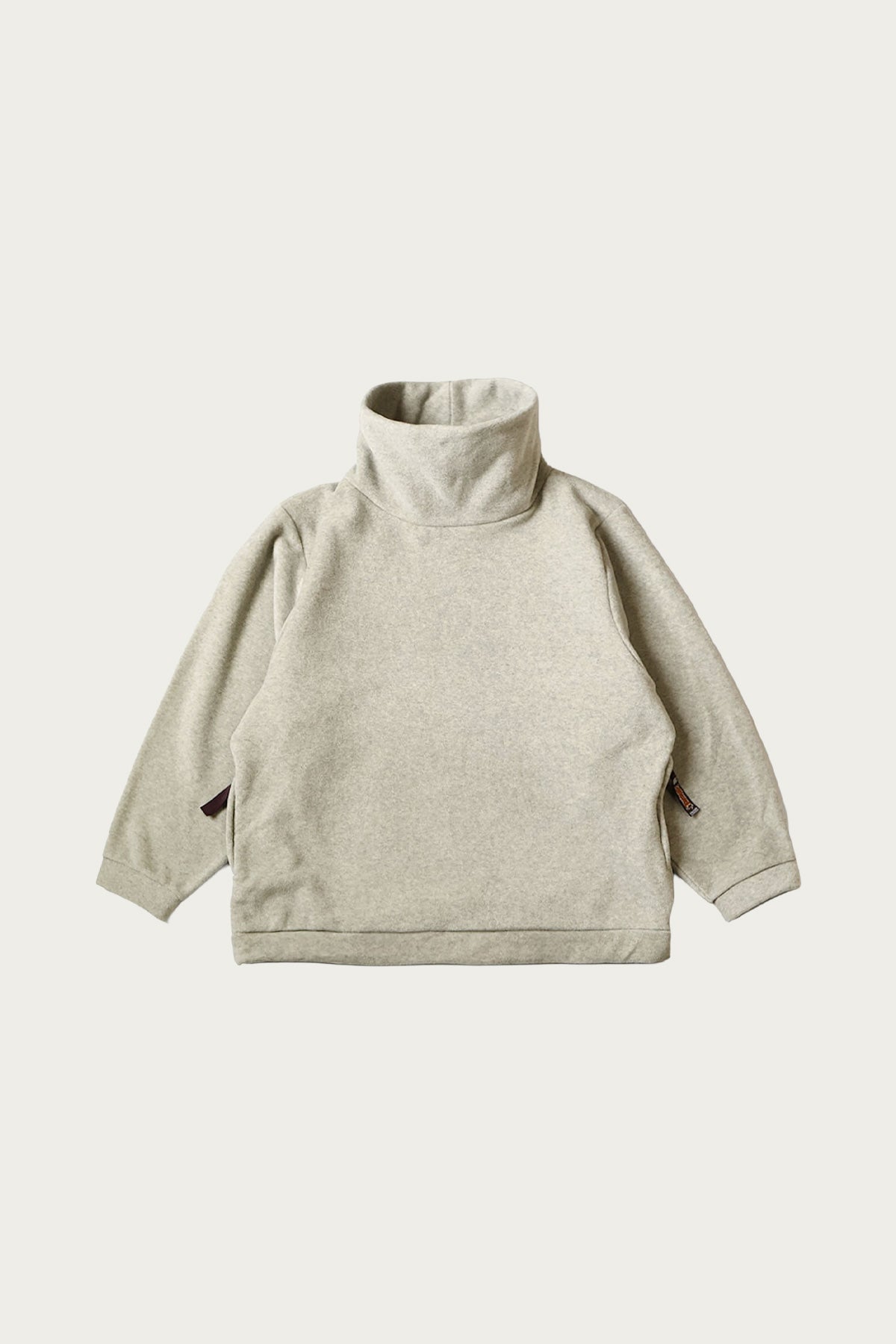 Kapital - Reverse Fleece BIG High Neck SWT - Natural - Canoe Club