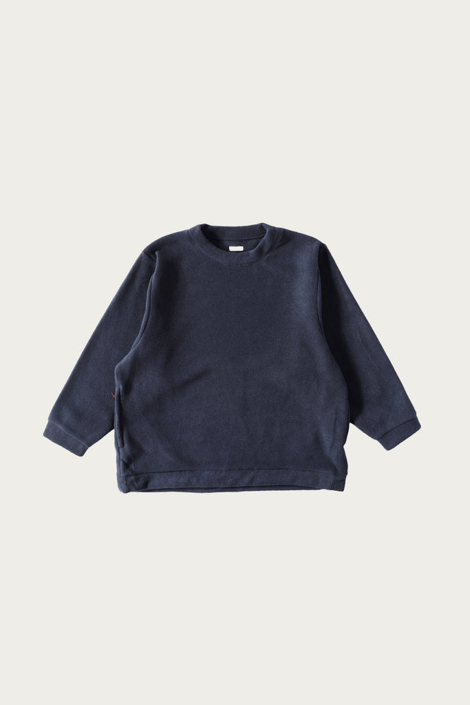 Kapital - Reverse Fleece BIG SWT - Navy - Canoe Club