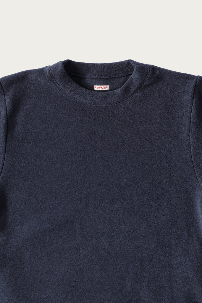 Kapital - Reverse Fleece BIG SWT - Navy - Canoe Club