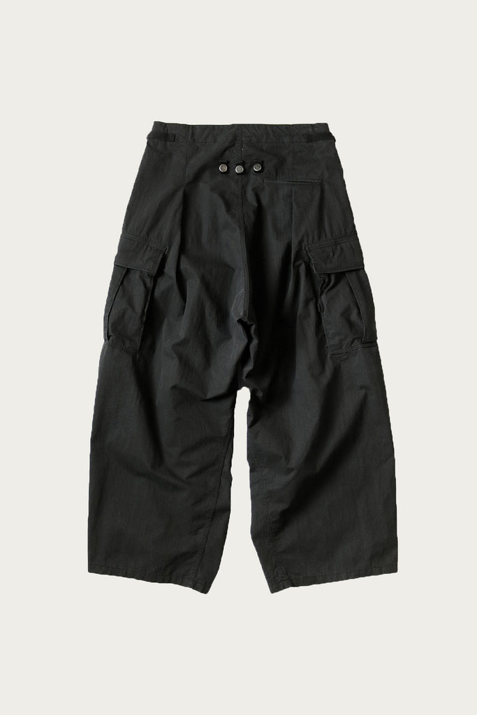 Kapital - Rip Stop JUMBO Cargo Pants - Black - Canoe Club