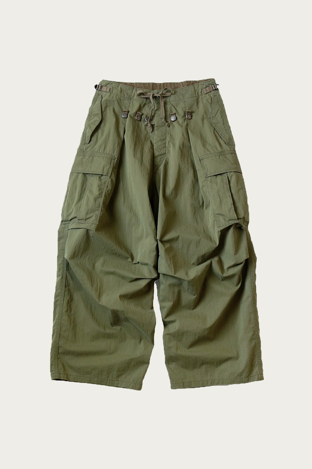 Kapital - Rip Stop JUMBO Cargo Pants - Khaki - Canoe Club