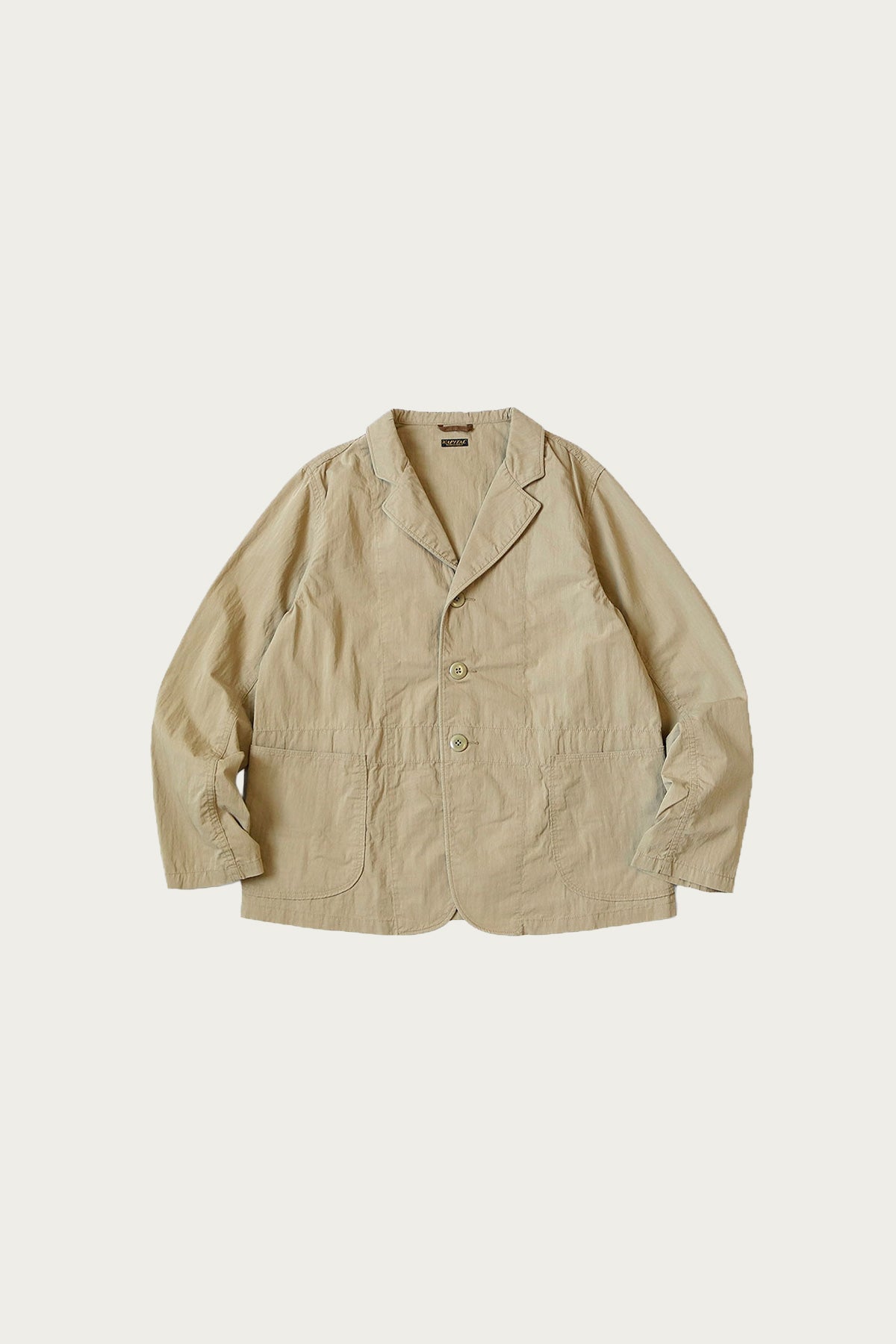Kapital - Rip-Stop HOSPITAL Jacket - Beige - Canoe Club