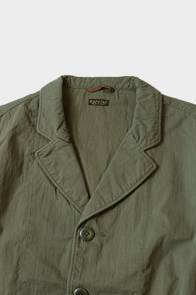 Kapital - Rip-Stop HOSPITAL Jacket - Khaki - Canoe Club