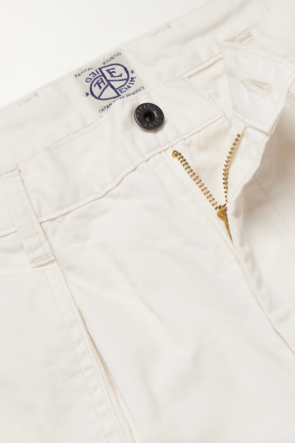 Kapital - Rough-Face Twill FATIGUE Baggy Pants (RUSHWEEK Remake) - Natural - Canoe Club