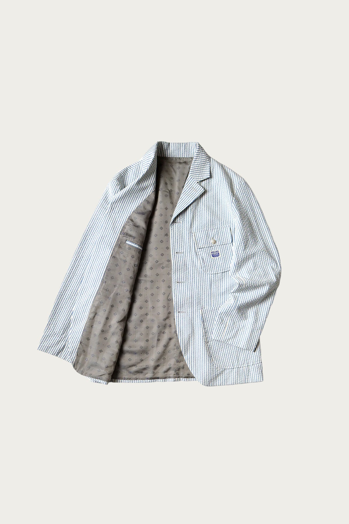 Kapital - Seersucker LUMBER SUIT JKT - Sax - Canoe Club