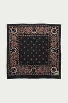 Kapital - Fastcolor Selvedge Bandanna (ATLER NAJA) 30x30 - Black - Canoe Club