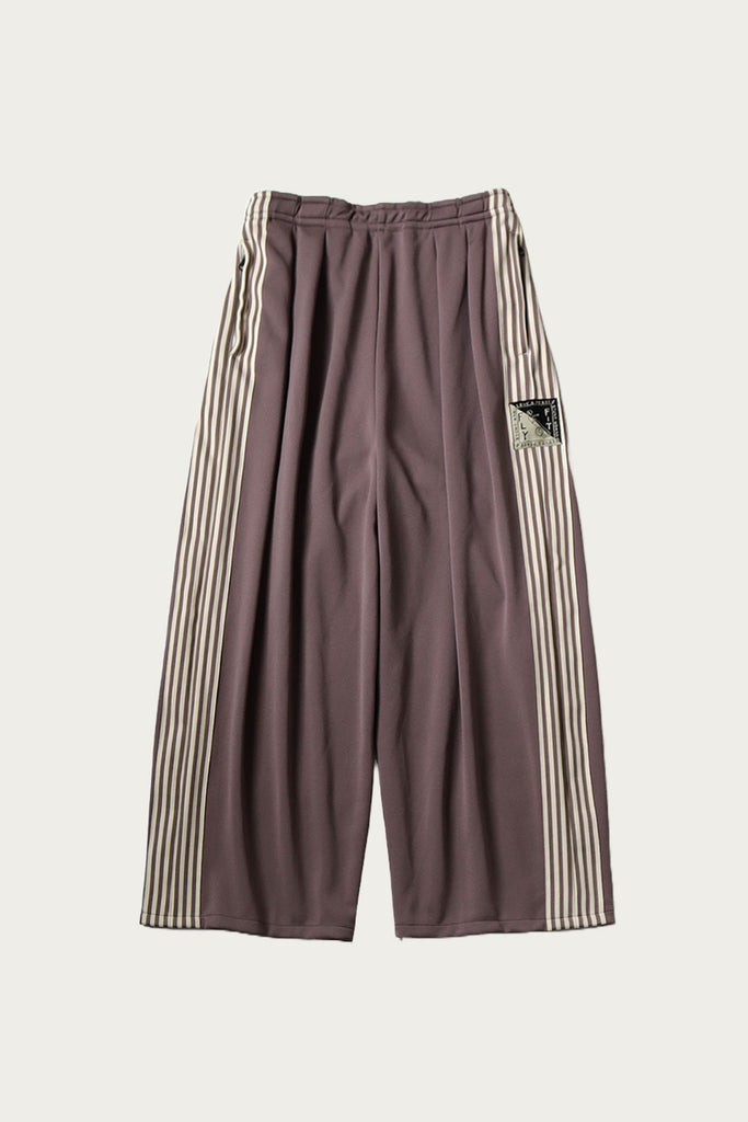 Kapital - Smooth Jersey Stantman&woman Baggy Truck Pants (Banner Stripe) - Light Brown - Canoe Club