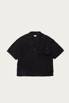 Kapital - Soft Linen HUNTING NAM Aloha Shirt - Black - Canoe Club