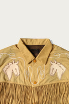 Kapital - Stretch Nylon Fringed Coach JKT - Mustard - Canoe Club